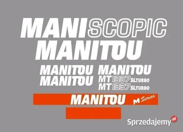 Naklejki oklejenie MANITOU MANISCOPIC MT 1337 SL Janików