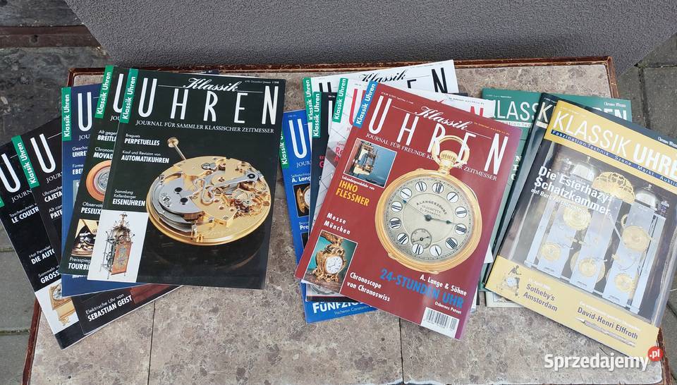 Niemieckie czasopisma zegary i zegarki Klassik Antykwariat sprzedam