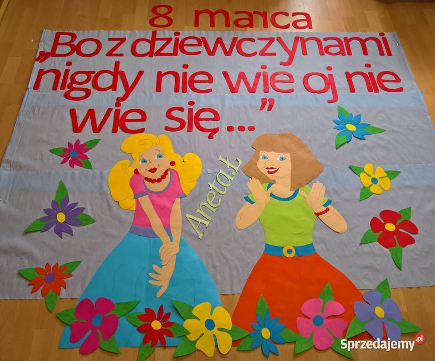 Dekoracje na Dzień Kobiet z brystolu Ryki