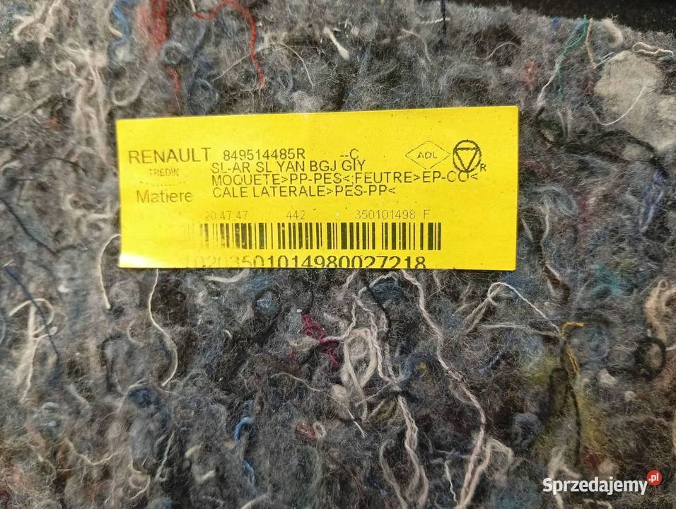 TAPICERKA BOCZEK LEWY PRAWY TYŁ BAGAŻNIKA KPL HB