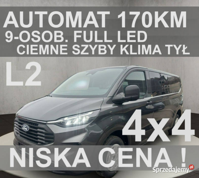 Ford Transit Custom 4x4 170 Full Led Kamera Transit Custom Szczecinek