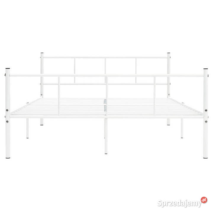 Łóżko Metalowe Białe Rama Łóżka Ze Stelażem 80cm Warszawa sprzedam