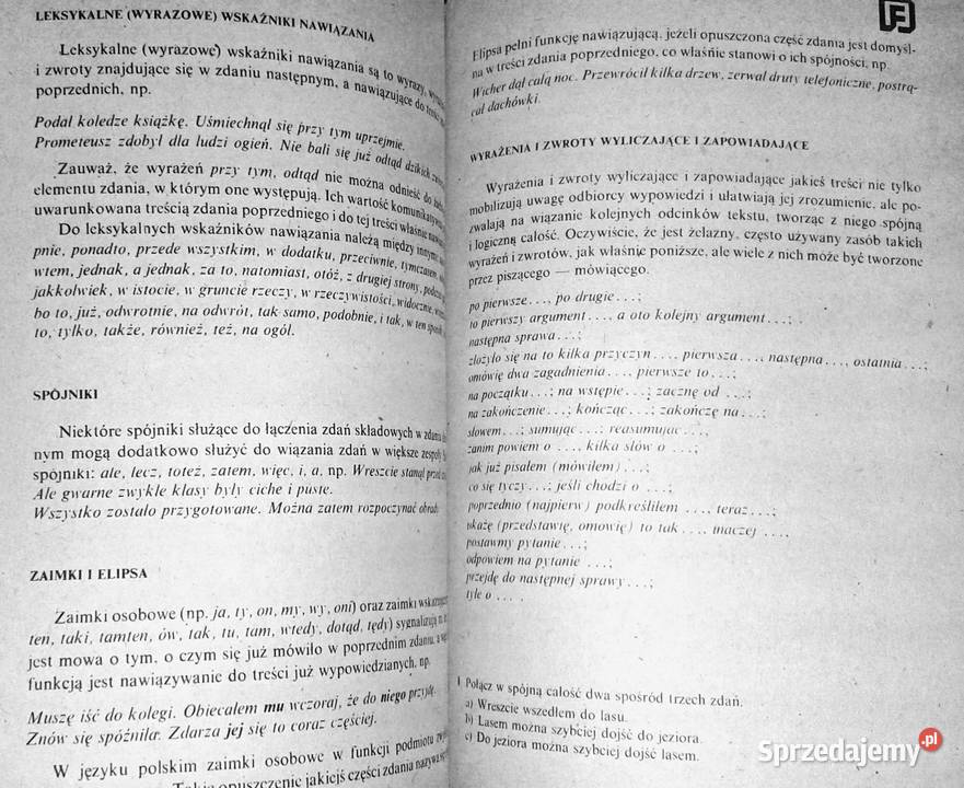 Język Polski 8 Odpowiednie dać rzeczy Maria miękka