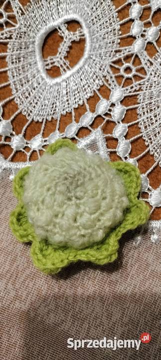 Maskotka kalafior na szydełku Maskotki Częstochowa