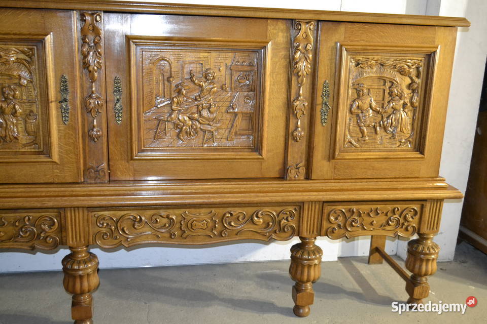 komoda kredens holenderski dąb Będzin