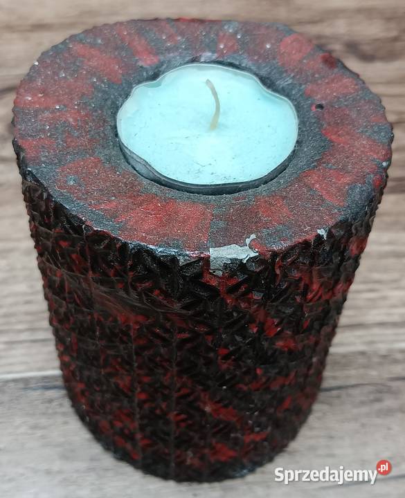 Świecznik dekoracyjny dekor na podgrzewacz Zbylitowska Góra sprzedam