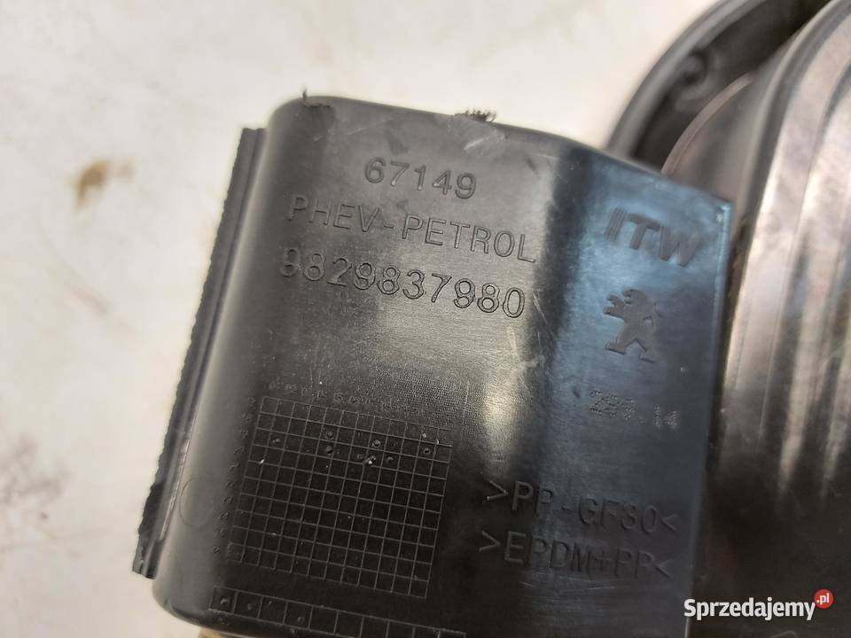 PEUGEOT 508 II Klapka wlewu paliwa KTVD