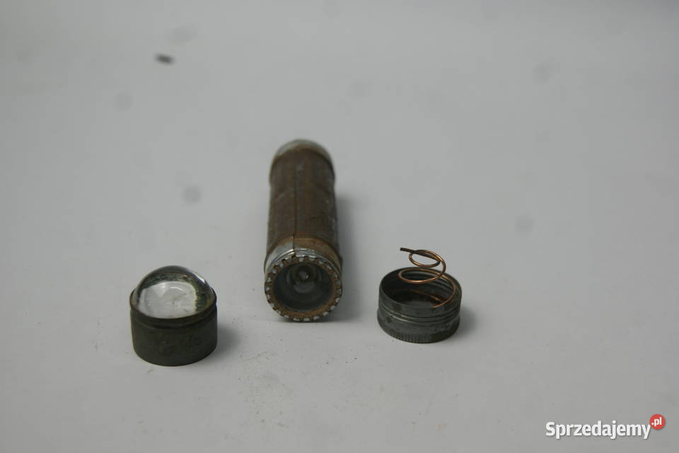 PERTRAX KOCIE OKO SZKŁO STARA LAMPKA NA BATERIE Rybnik