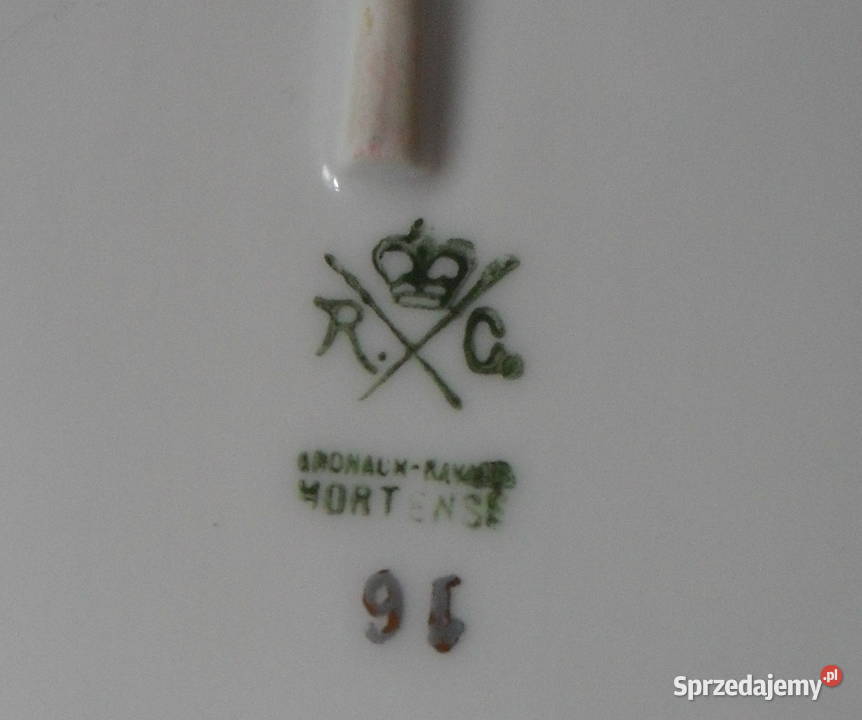 Patera Przedwojenna Rosenthal Kronach Hortense Warszawa