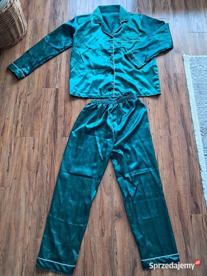 nowa cienka damska piżamka w kolorze butelkowej Sandomierz