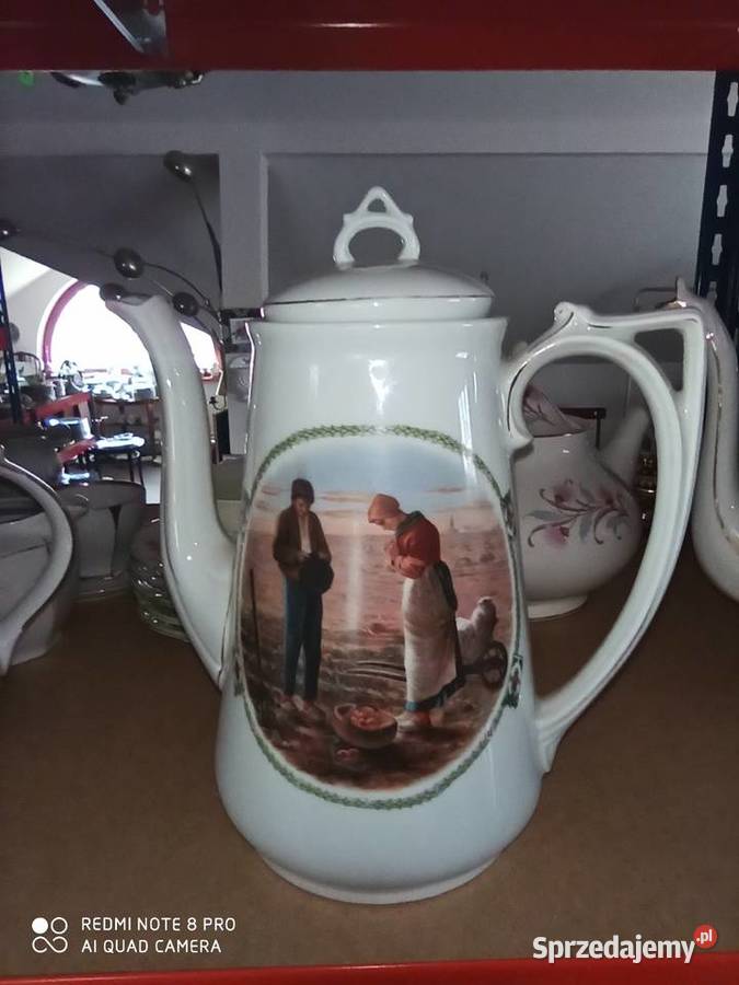 Dzbanek C T Altwasser Ze sceną rodzajową Wykopki Gdańsk