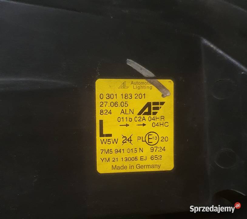 FORD GALAXY MK1 LIFT LAMPA PRAWA PRZÓD osobowe Lampy przednie Nowa Sól