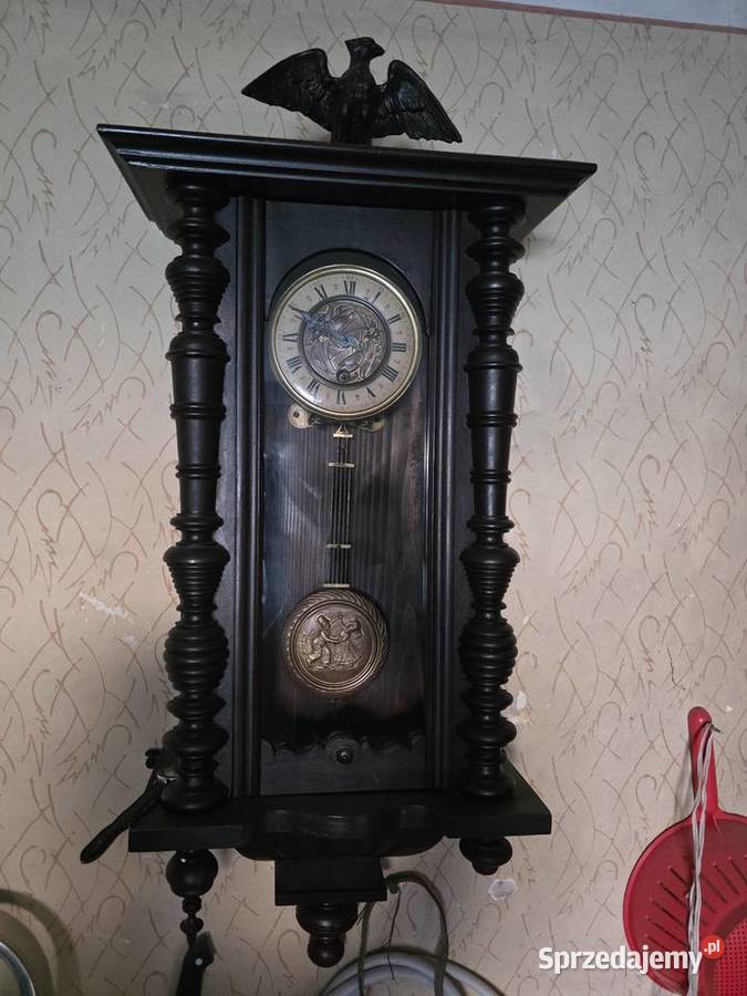 Stary piękny zegar wiszący ścienny podlaskie