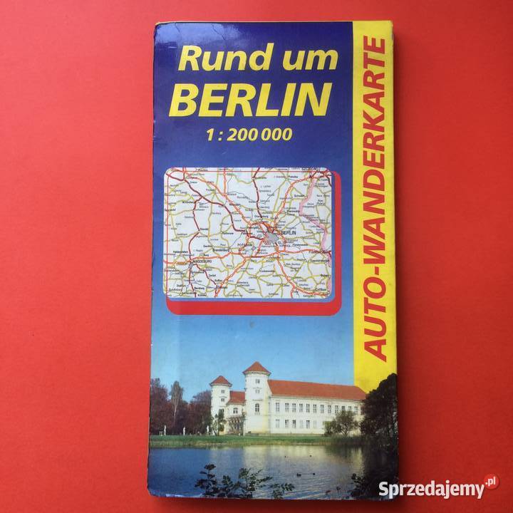 1888 Mapa Okolic Berlina Szczecin