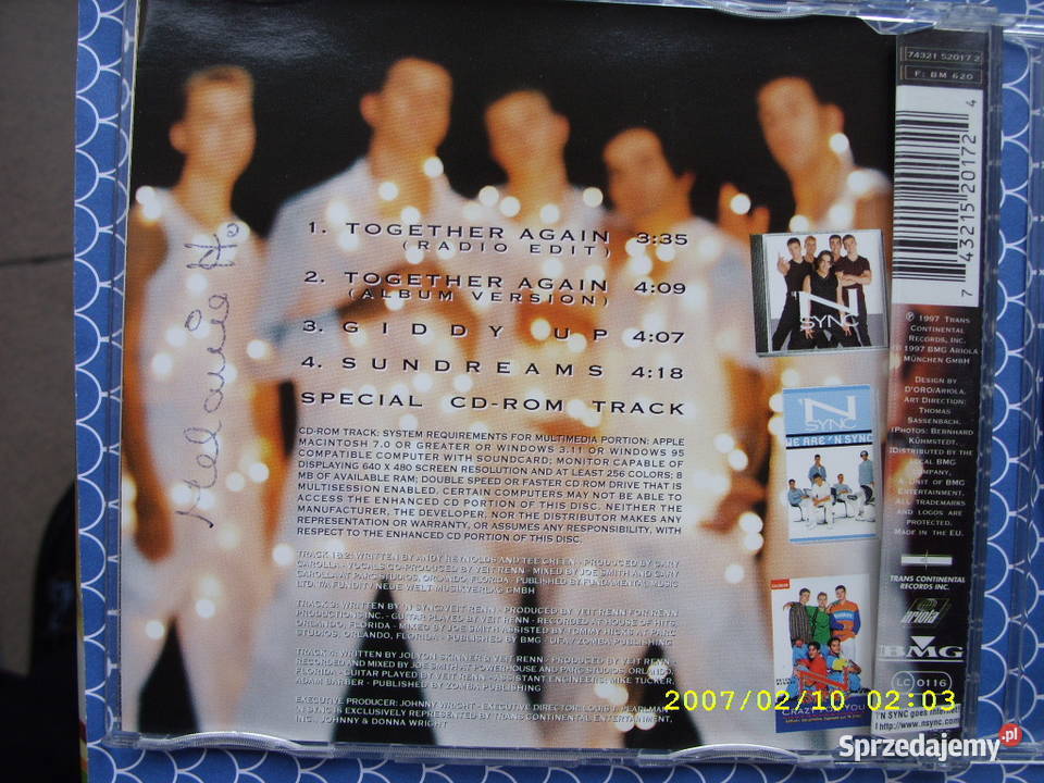 POP CD NSYNK 4 PLYTY SINGLE dolnośląskie Wołów