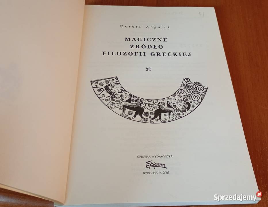 Magiczne źródło filozofii greckiej Dorota Podręczniki Gdańsk