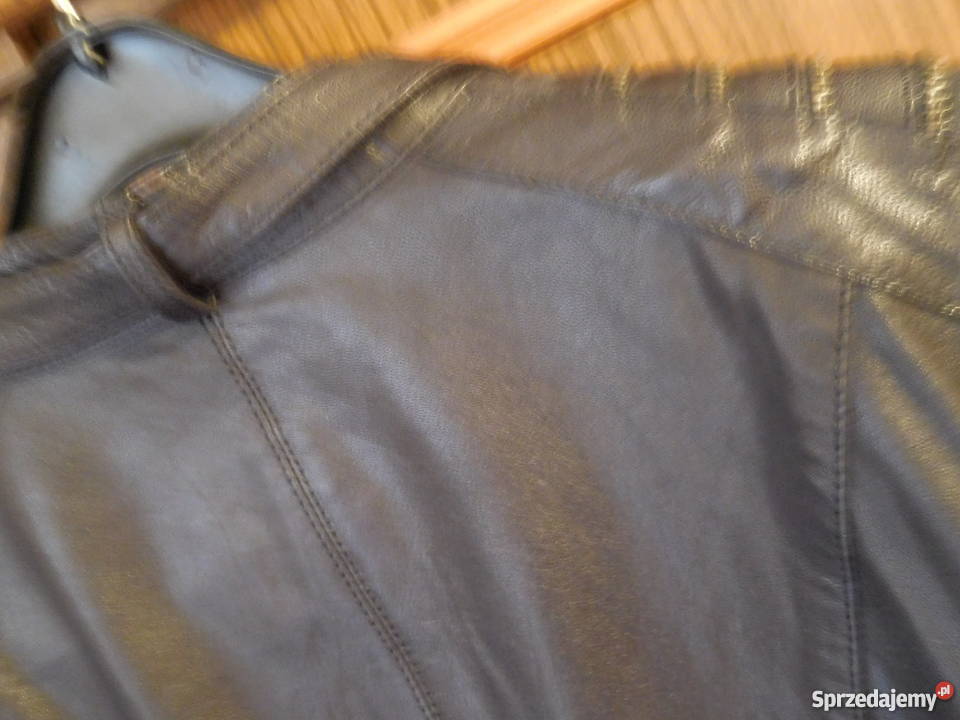 Kurtka damska wiosenna naturalna skóra ML Czarne sprzedam