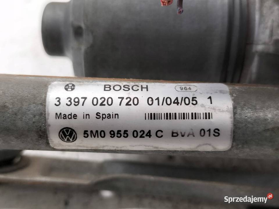 MECHANIZM WYCIERACZEK PRAWY PRZÓD 5M0955024C VW Rok produkcji 2005