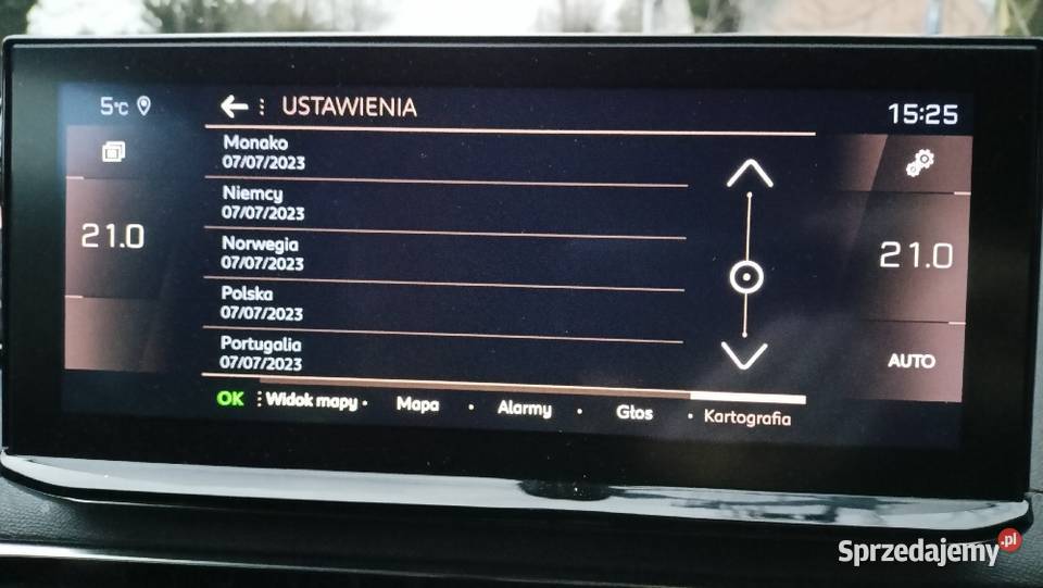 Aktualizacja oprogramowania do nawigacji Peugeot Aleksandrów Łódzki