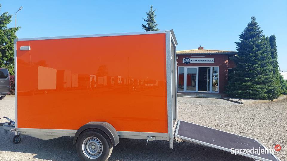Furgon Kontener z Trapem Najazd Garaż mobilny sprzedam