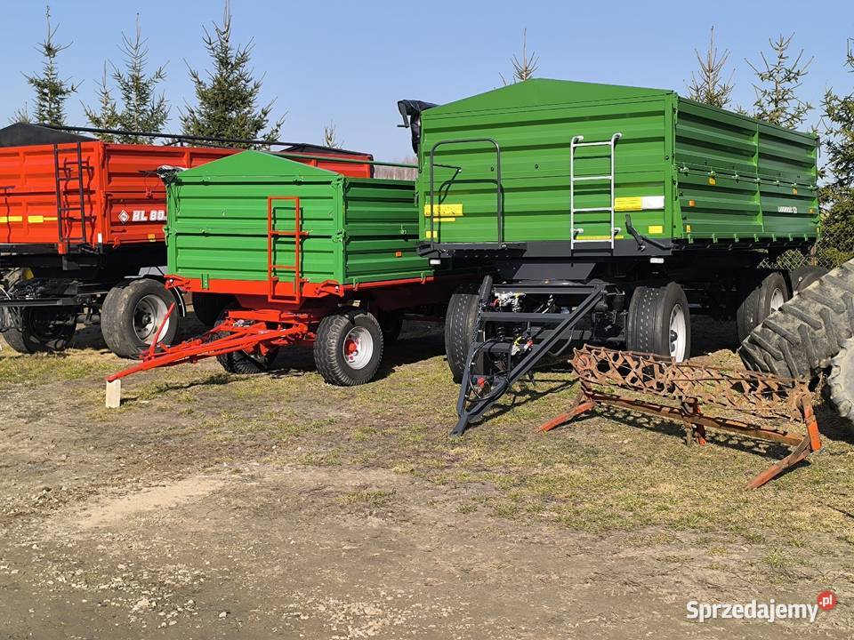 Przyczepa rolnicza niemiecka IFA 8T WYWROTKA 3 nieuszkodzony