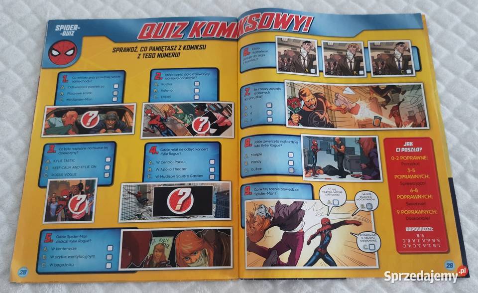 Marvel SpiderMan Magazyn 42019 Egmont Książeczki śląskie Czeladź