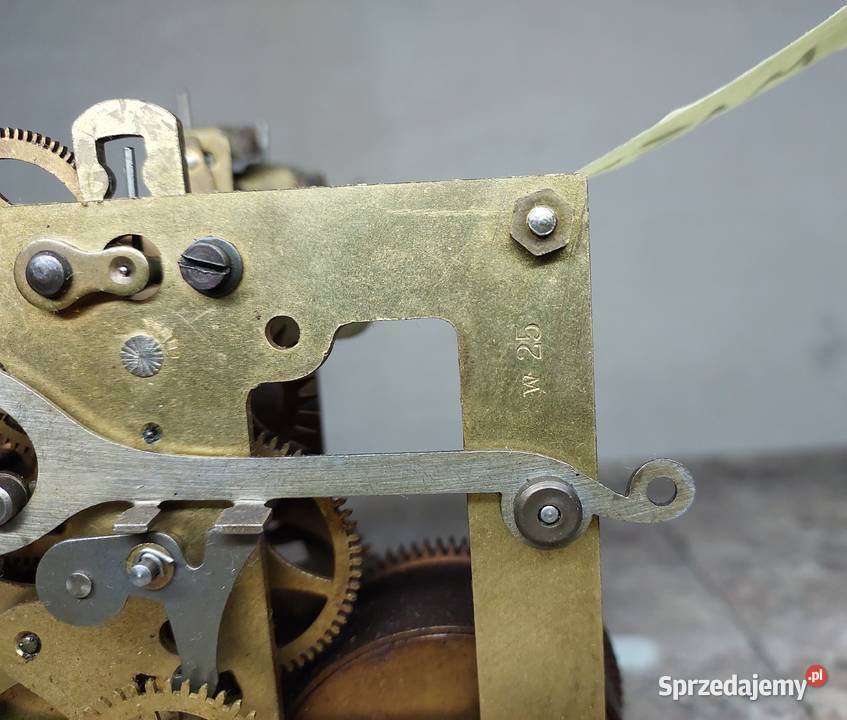M159 Mechanizm starego zegara ściennego Gustav Tczew