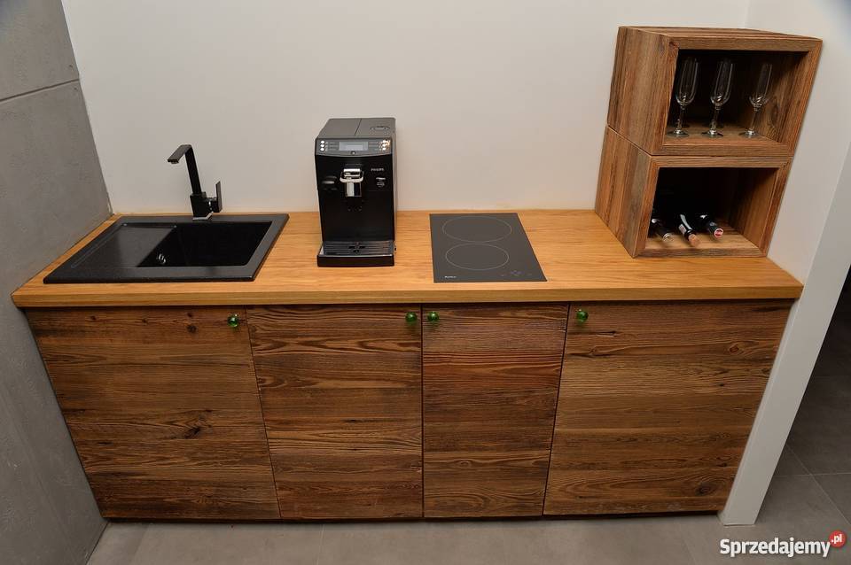 Alldeco meble kuchenne ze starego drewna Warszawa