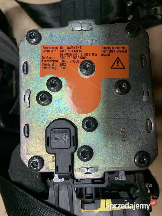 Pas bezpieczeństwa przód 8T8857706 audi a5 8t Motoryzacja Szczecin