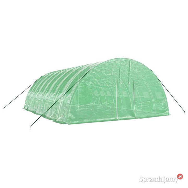 Szklarnia ze stalową ramą zielona 48 m 8x6x285 m Warszawa