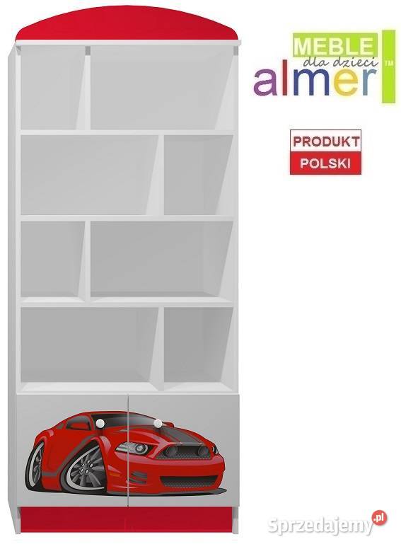 AUTO 10 N6 regał dziecięcy 80x40 w190 Zielona Góra