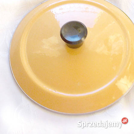 prl pokrywka emaliowana pomarańczowa pokrywka pomarańczowy kujawsko-pomorskie Bydgoszcz