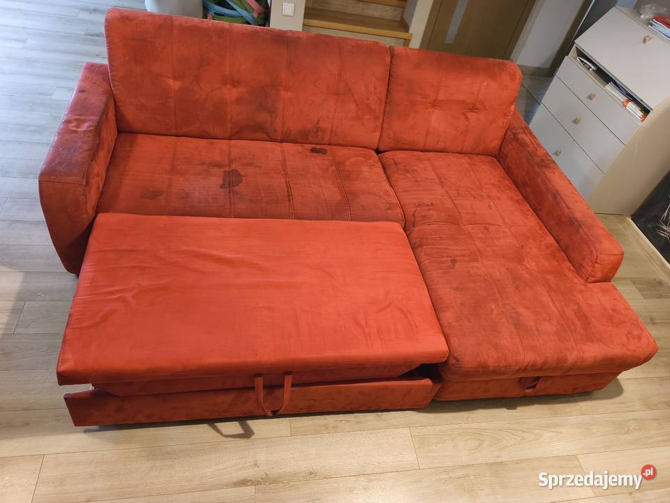 Narożnik z funkcją spania Miękowo