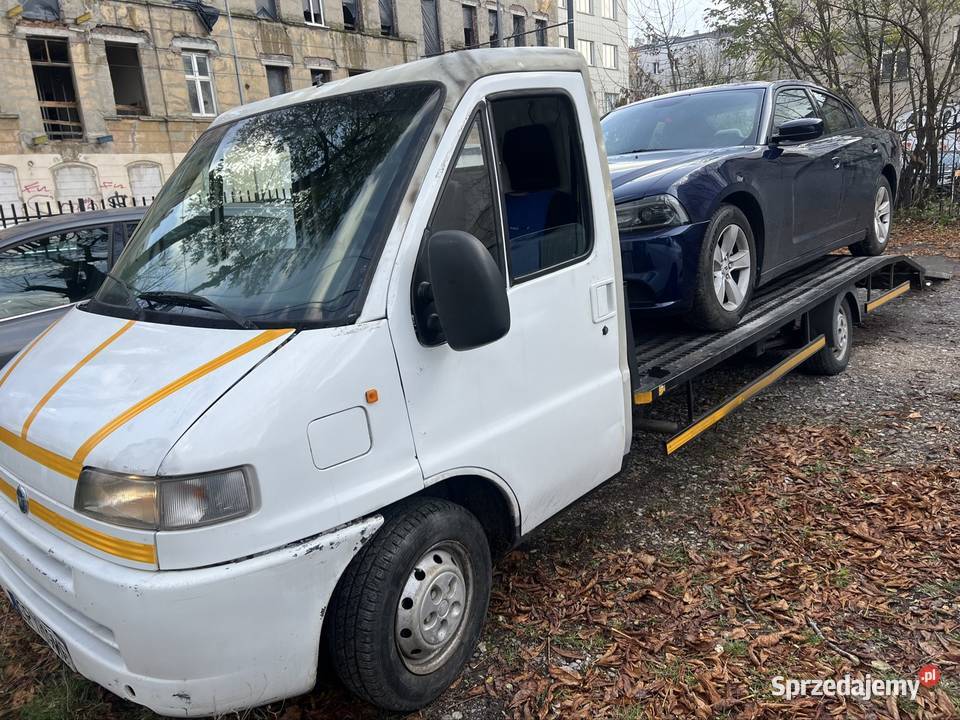 Auto laweta Fiat ducato 2000 55 metra najazd