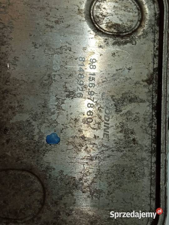 CHŁODNICA OLEJU 9815697880 12 THP VTI PURE TECH
