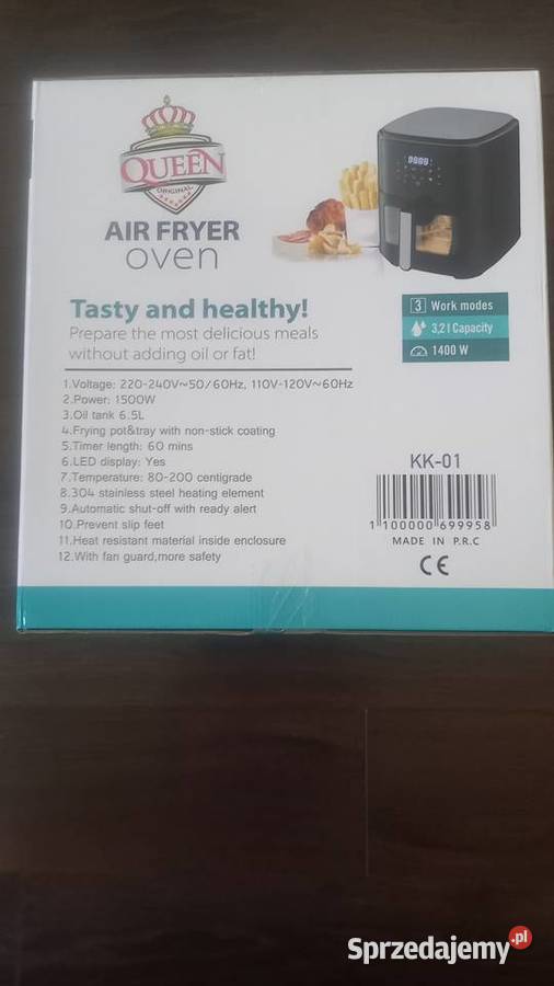 AIR FRYER OVEN QUEEN ORGINAL 1400W Model mazowieckie Warszawa