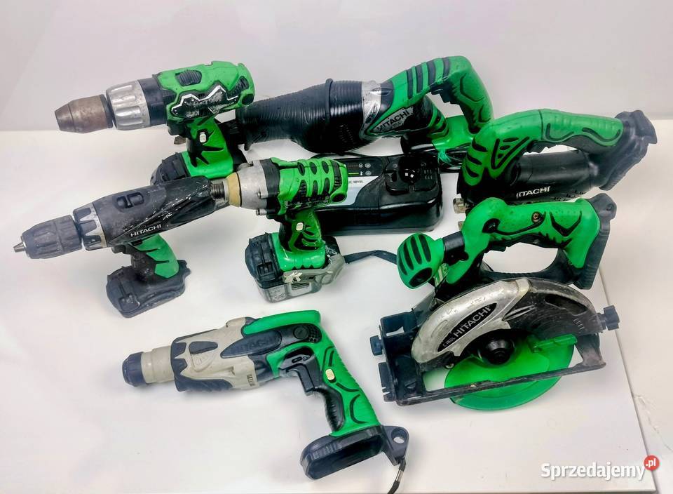 Zestaw 7 Elektronarzędzi Hitachi 18V kultowa wielkopolskie Rawicz