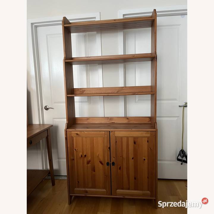 Regal IKEA LEKSVIK HEMNES drewno naturalny kolor 230cm Warszawa