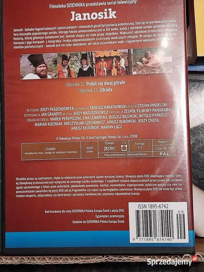 Serial Janosik 5 DVD Łódź