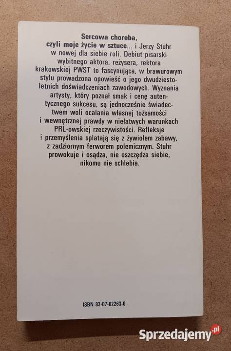Jerzy Stuhr Sercowa choroba czyli moje życie w Białystok