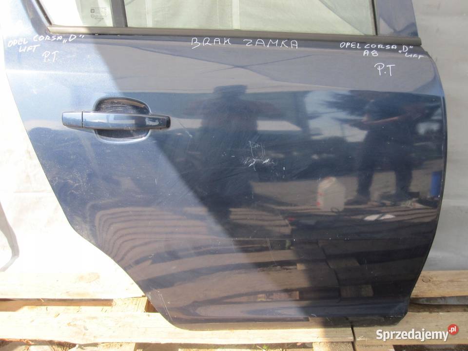 OPEL CORSA D 13r HB 5D drzwi prawe tył