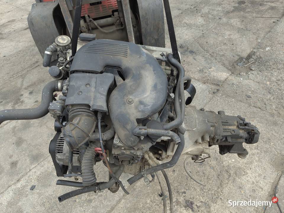 BMW 3 E46 SILNIK M43B19 19 118 KOMPLETNY ZE łódzkie