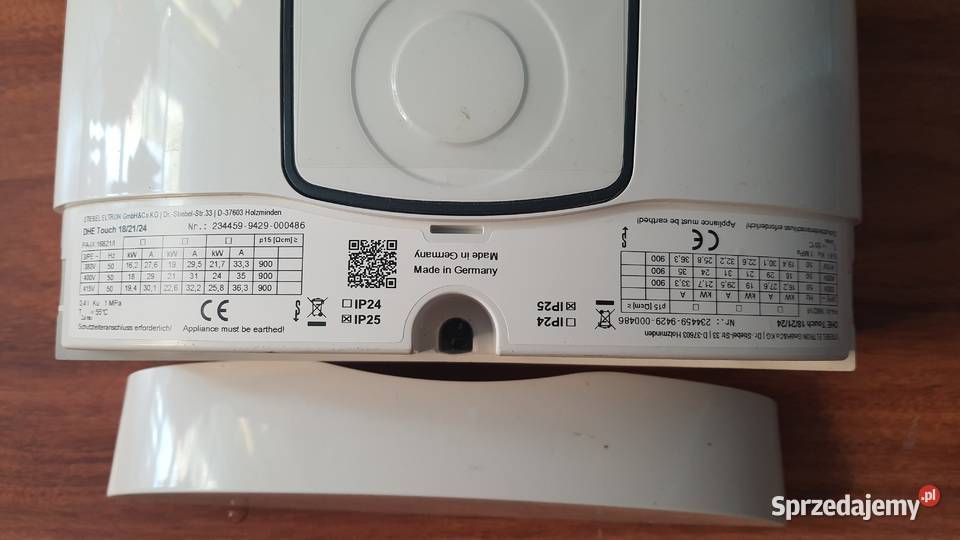 Przepływowy podgrzewacz wody Stiebel Eltron DHE Lublin sprzedam