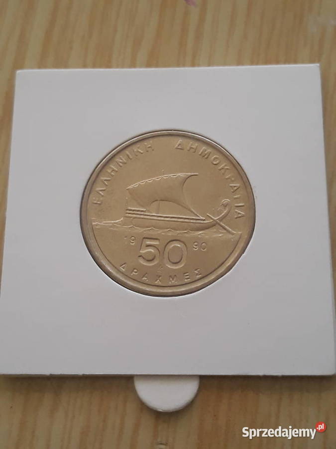 50 Drachm Grecja 1986 i 1990 r Konin sprzedam