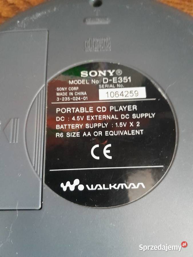 CD Walkman Sony DE351 sprzedam