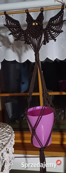 Kwietnik nietoperz makrama Kwietniki Kraków sprzedam