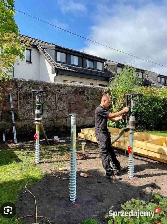 Fundament śrubowy pal śrubowy śruba gruntowa Fundamenty i usługi murarskie Rybnik