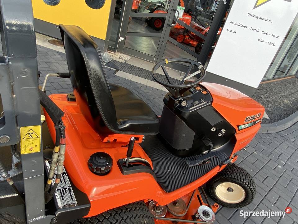 Kubota G21HD górny wysyp kosza WOM 21 127 diesel Kolonia Poczesna