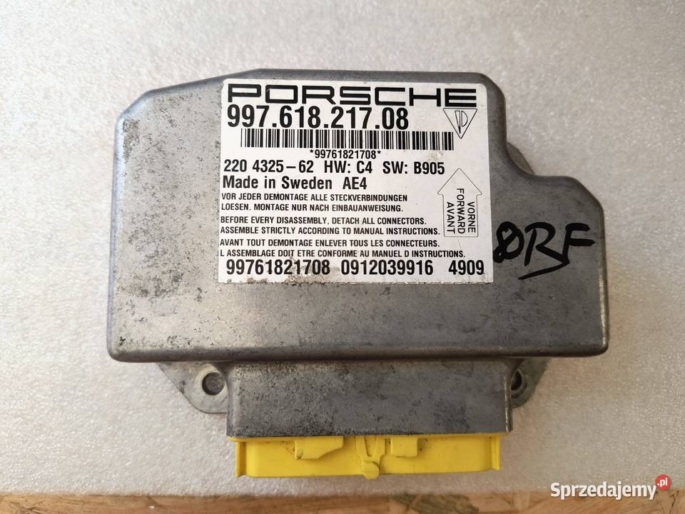 99761821708 moduł airbag z błędem 80bf sensor Części samochodowe Kakonin