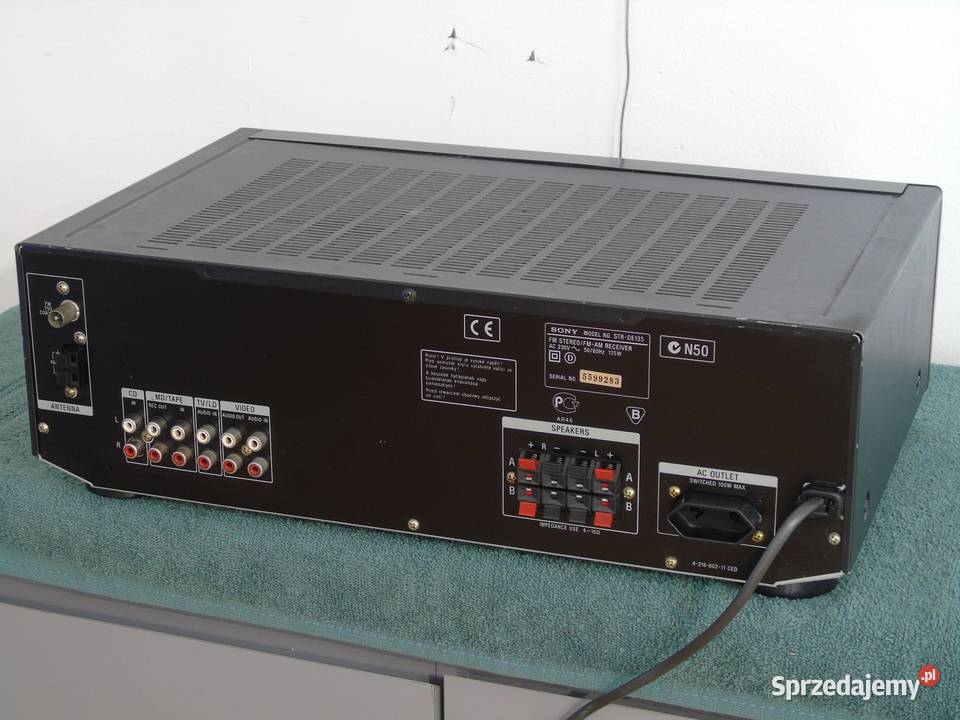 Wzmacniacz z radiem Sony STRDE135 RDS sprawny 2x podkarpackie Jasło